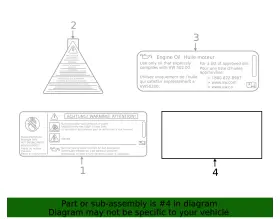 04e-010-012-m Volkswagen Genuine Fuel Label