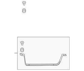 3q0-201-653 Volkswagen Genuine Tank Strap