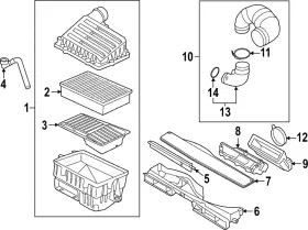 5wa-129-635 Volkswagen Genuine Elbow
