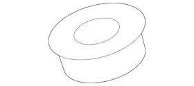7l6-129-834 Volkswagen Genuine Intake Tube Grommet