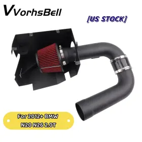Aim068-bk-rd Vvorhsbell Cold Air Intake System Red Filter For 2012 Bmw 320i 328i 420i 2.0t N20 N26 Us