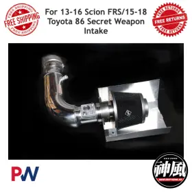 305-173-101 Weapon-r Secret Intake For 2013-24 Scion Frs/2013-24 Toyota Gt86 Gunmetal