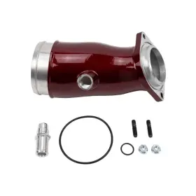 Wcf100775-red Wehrli 17-24 Duramax L5p High Flow Intake Horn - Wcfab Red