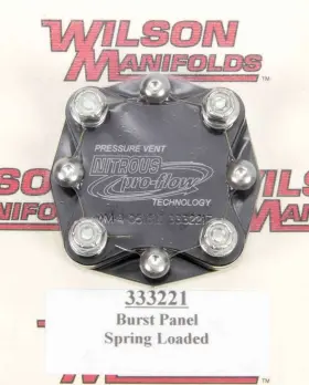 333221 Wilson Manifolds - Manifold Pressure Relief Valve
