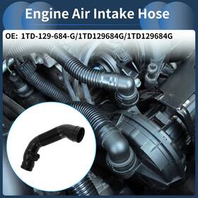 X Autohaux 1td-129-684-g/1td129684g Engine Air Intake Hose For Vw Caddy 04-15 Duct No.1td-129-684-g