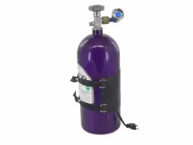 Zex 82000 Purple 10 Lb Nitrous Oxide Bottle With Valve And 120v Heating Pad