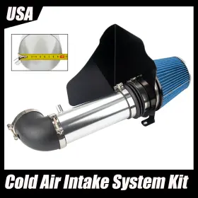 Zoncar 521896714487 Blue Cold Air Intake Kit Heat Shield For 05-10 Dodge Chrysler 5.7l 6.1l V8