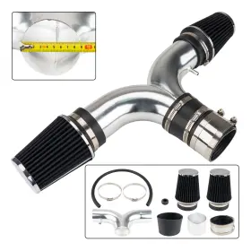 Zc1cai09100 Zoncar Black Dual For 2003-2008 Dodge Ram 1500 Hemi 5.7l V8 Twin Air Intake System Kit
