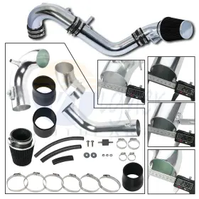 C10783683s Zonemotive Cold Air Intake Kit Fits For 12-15 Honda Civic Si 13-15 Acura Ilx 2.4l L4
