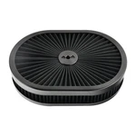Bigreat 12''X2'' Oval Super Flow Air Cleaner Filter Assembly 5-1/8" Black New. Price: $80.90.