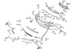 New Genuine Mercedes-benz Tow Eye Hook Cap Strap 2208850059 Oem. Price: $12.48.