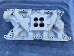 Mustang Cougar Torino Windsor Barrel Intake Manifold C90E-9425-E Used. Price: $339.96.