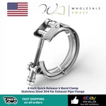 Inch Quick Release V Band Clamp Stainless Steel 304 For Exhaust Pipe Flange New. Price: $24.99.