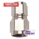 Russell 640551, One Endura Coupler Fitting #6 To #8 Straight Aluminum Nickel New. Price: $41.84.