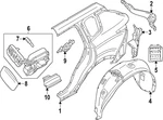 Genuine Mitsubishi Fuel Tank Filler 5940A489 New. Price: $161.84.
