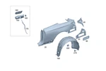 Genuine Mercedes-benz Tank Filler Recess 236-630-00-00 New. Price: $106.68.