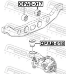 For Febest OPAB-018 Rear Differential Bushing Neu. Price: $42.42.