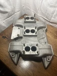 Chrysler/dodge 361,383,400 Offenhauser Aluminum Tri Barrel Intake Part #5196 Used. Price: $350.00.