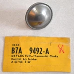 Nos 1957-1959 Ford Thermostatic Choke Control Air Intake Deflector, Edsel New. Price: $28.95.
