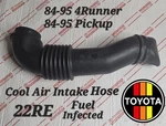 1984-1995 Toyota 4RUNNER Pickup 22-RE Air Inlet Pipe Cleaner Tube Snorkel Used. Price: $184.98.