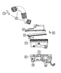 Genuine Mopar Air Cleaner Bracket 4891638AB New. Price: $43.31.