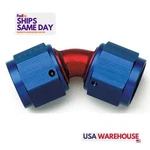 Aeroquip FCM2972, One #8 45 Deg Female Flare Swivel Blue Aluminum Performance Pa New. Price: $68.87.