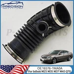 Rh Passenger Engine Air Intake Hose For Infiniti M37 Q70L 3.7L 16576-1MA0A New. Price: $20.00.