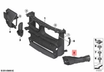 For Bmw Genuine Brake Air Duct Front Left 51748056315 New. Price: $140.81.