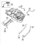 Genuine Mopar Fuel Tank Strap Left 4766667AB New. Price: $101.95.