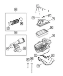 Genuine Mopar Air Cleaner Bracket 68298218AB New. Price: $68.97.