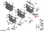 For Bmw Genuine Brake Air Duct Front Left 51748055209 New. Price: $146.19.