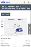 Mustang Ecoboost Performance Calibration M-9603-M4D New. Price: $700.00.