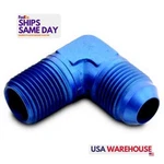 Products A1P82208, One Adapter 90 #8 Flare 3/8IN Npt Blue Aluminum Performanc New. Price: $29.57.