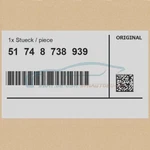 Genuine Bmw 51748738939 - Neu. Price: $86.43.