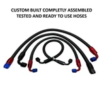 6AN 8AN 10AN Stainless Braided Cpe Fuel Hose Oil Cooler Line With Fitting. Price: $32.76.