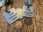 (2) 1981 Delorean Dmc 12 Aluminum Key Pair Of Chain Fobs New. Price: $29.95.