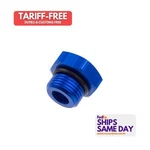 Redhorse 814-06-1, One 6AN/JIC Straight O-ring Port Plug Blue Aluminum New. Price: $25.02.