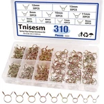 Tnisesm 310PCS 5-13MM 9 Size Spring Clips Clamps Assortment Kit, Fuel New. Price: $18.99.