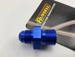 Russell 670530 Metric Adapter Blue -06AN To 16MM X 1.5 Male, Straight Fitting New. Price: $11.69.