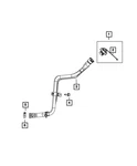 Genuine Mopar Fuel Filler Tube 5085274AD New. Price: $273.76.