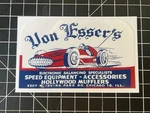 New Vintage Von Esser's Speed Shop Chicago Water Decal Sticker Vinyl. Price: $10.99.