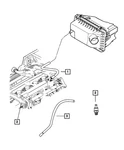 Genuine Mopar Pcv Hose 5047034AB New. Price: $21.97.