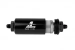 Aeromotive 12349 2" In-line Fuel Filter 100-MICRON Stainless Element 6AN Black New. Price: $175.00.