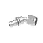 Redhorse Fitting 2045-06-5; Hose End Clear Anodized -06AN 45DEG Push Lock New. Price: $18.66.