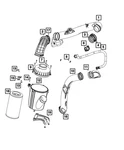 Genuine Mopar Air Cleaner Bracket 68530440AA New. Price: $13.23.