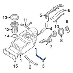 For Nissan Frontier 2005-2026 17407EA800 Rear Fuel Tank Strap New. Price: $33.24.
