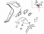 Mercedes-benz Gle W166 Tank Filler Recess Right A1666303303 Neu. Price: $139.68.