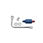 Edelbrock 8134 Chrome Steel Fuel Inlet Line & Filter Kit Performer Carbs 6AN New. Price: $50.95.