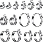 Heavy Duty Hose Clamp Assortment Kit 5/16-2 3/4"(8-70MM),SAE Standard, All 5/16" New. Price: $10.99.