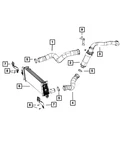 Genuine Mopar Charge Air Cooler Bracket Left 68234961AA New. Price: $47.43.